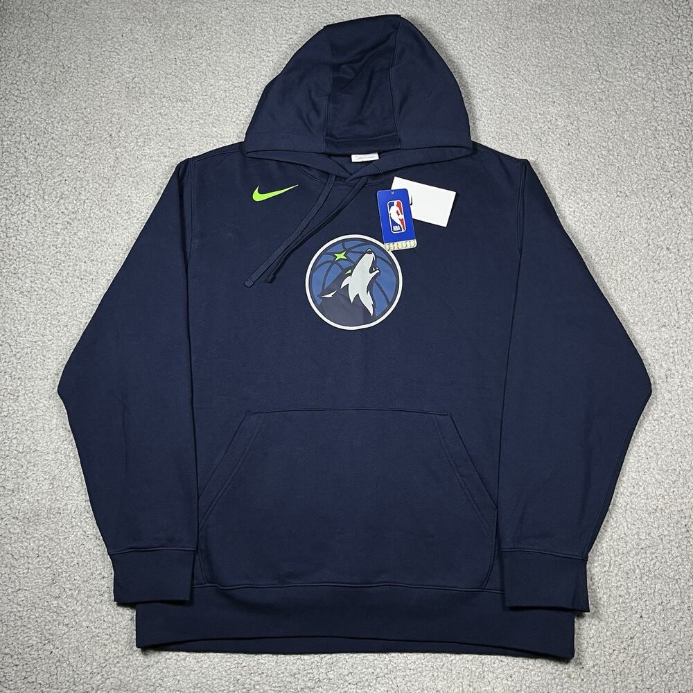 Minnesota Timberwolves Hoodie Mens XL Nike NBA Authentic Sweatshirt Pullover